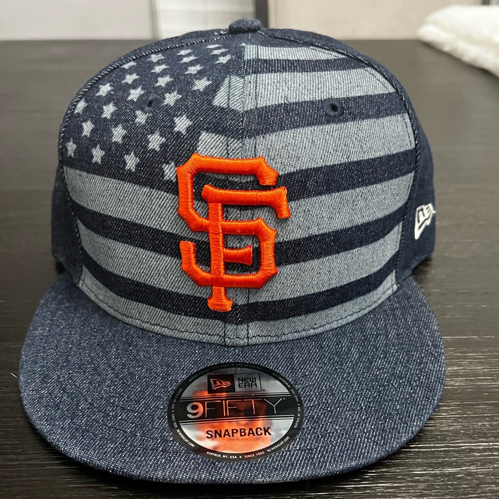 San Francisco Giants New Era Hat, SnapBack, denim color, Brand New